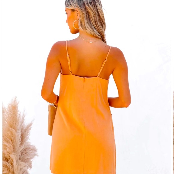 NEW Layering Dress, Pocketed, Linen-Blend ,👗 S - Picture 6 of 9